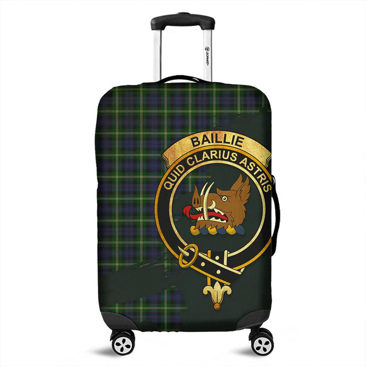Baillie Modern Tartan Crest Luggage Cover Oldest Style