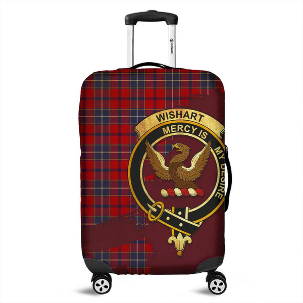 Wishart Dress Tartan Crest Luggage Cover Oldest Style