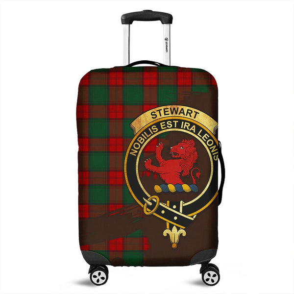 Stewart Atholl Modern Tartan Crest Luggage Cover Oldest Style