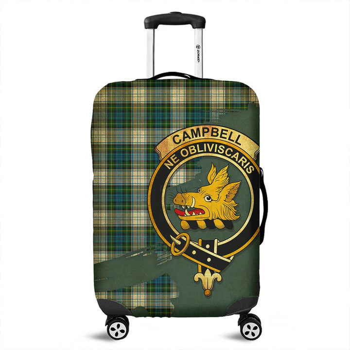 Campbell Dress Tartan Crest Luggage Cover Oldest Style