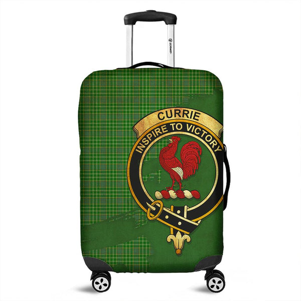Currie Tartan Crest Luggage Cover Oldest Style