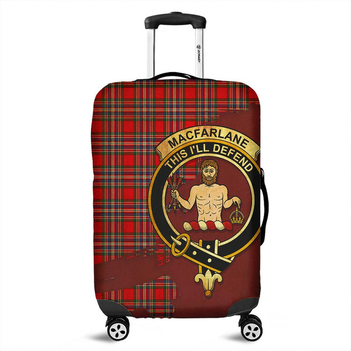 MacFarlane Modern Tartan Crest Luggage Cover Oldest Style