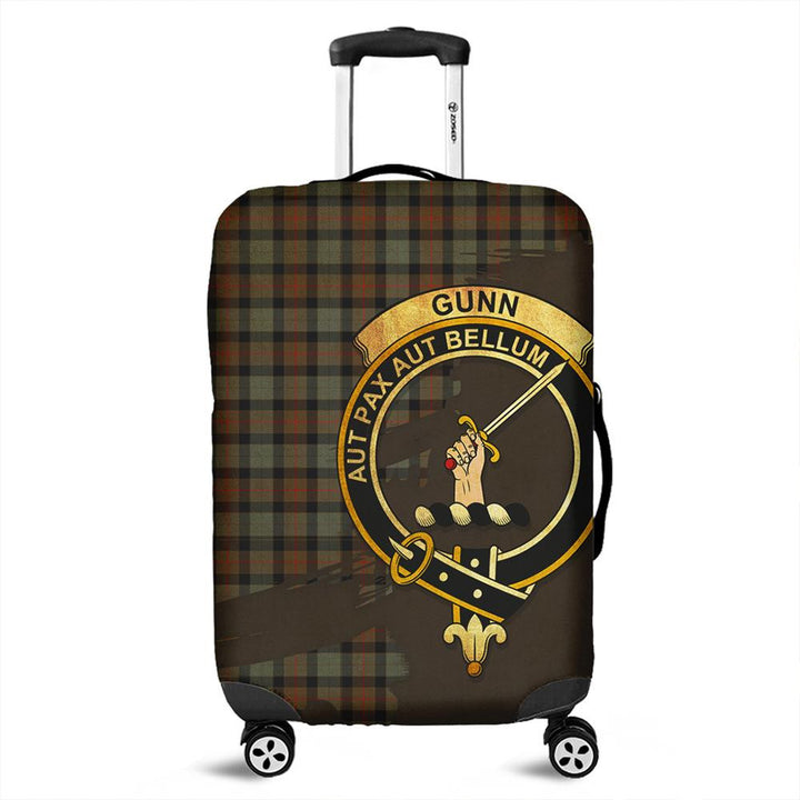 Gunn Weathered Tartan Crest Luggage Cover Oldest Style