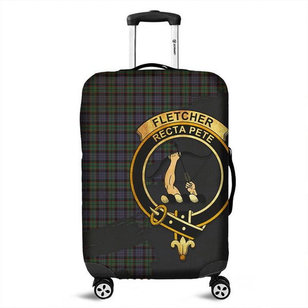 Fletcher Modern Tartan Crest Luggage Cover Oldest Style