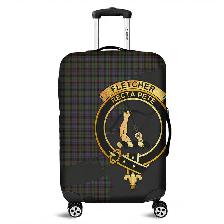 Fletcher Modern Tartan Crest Luggage Cover Oldest Style