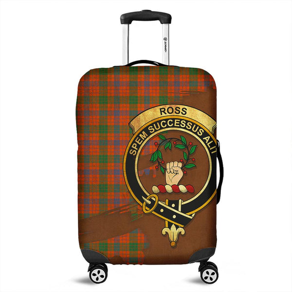 Ross Ancient Tartan Crest Luggage Cover Oldest Style