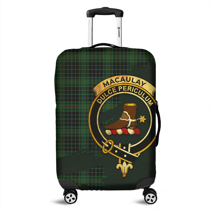 MacAulay Hunting Ancient Tartan Crest Luggage Cover Oldest Style