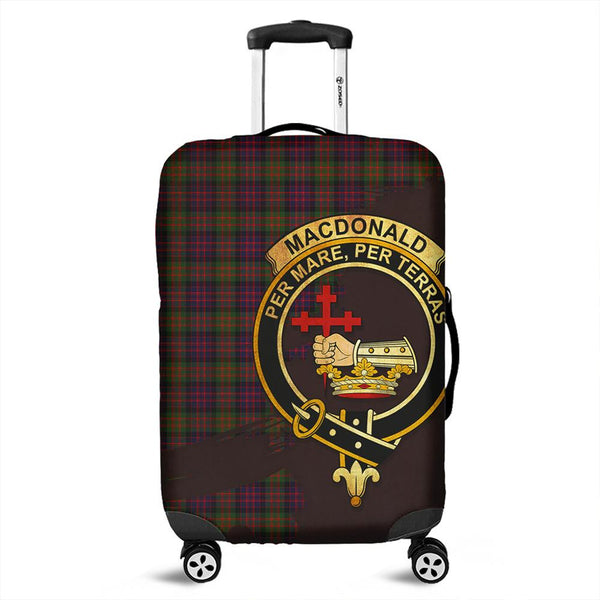 MacDonald Modern Tartan Crest Luggage Cover Oldest Style