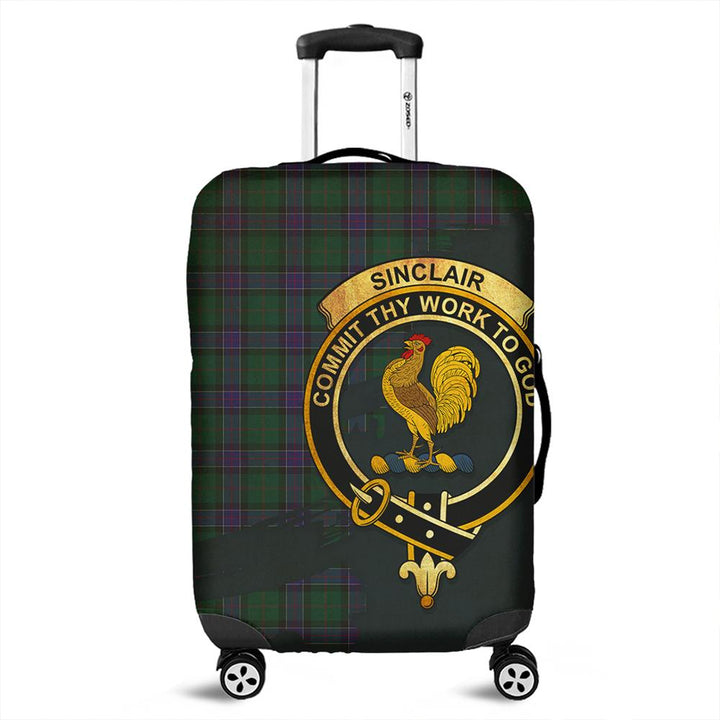 Sinclair Hunting Modern Tartan Crest Luggage Cover Oldest Style