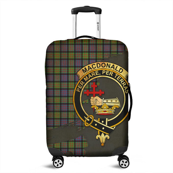 MacDonald Ancient Tartan Crest Luggage Cover Oldest Style
