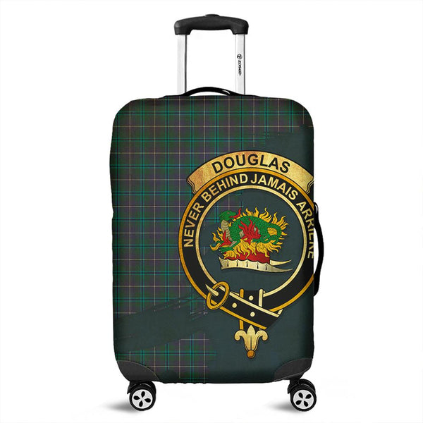 Douglas Modern Tartan Crest Luggage Cover Oldest Style