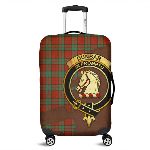 Dunbar Ancient Tartan Crest Luggage Cover Oldest Style