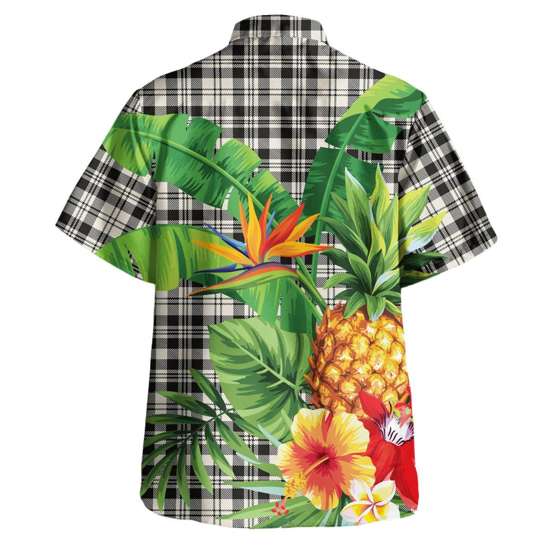 SCOTT BLACK & WHITE Ancient Tartan Aloha Shirt New Style