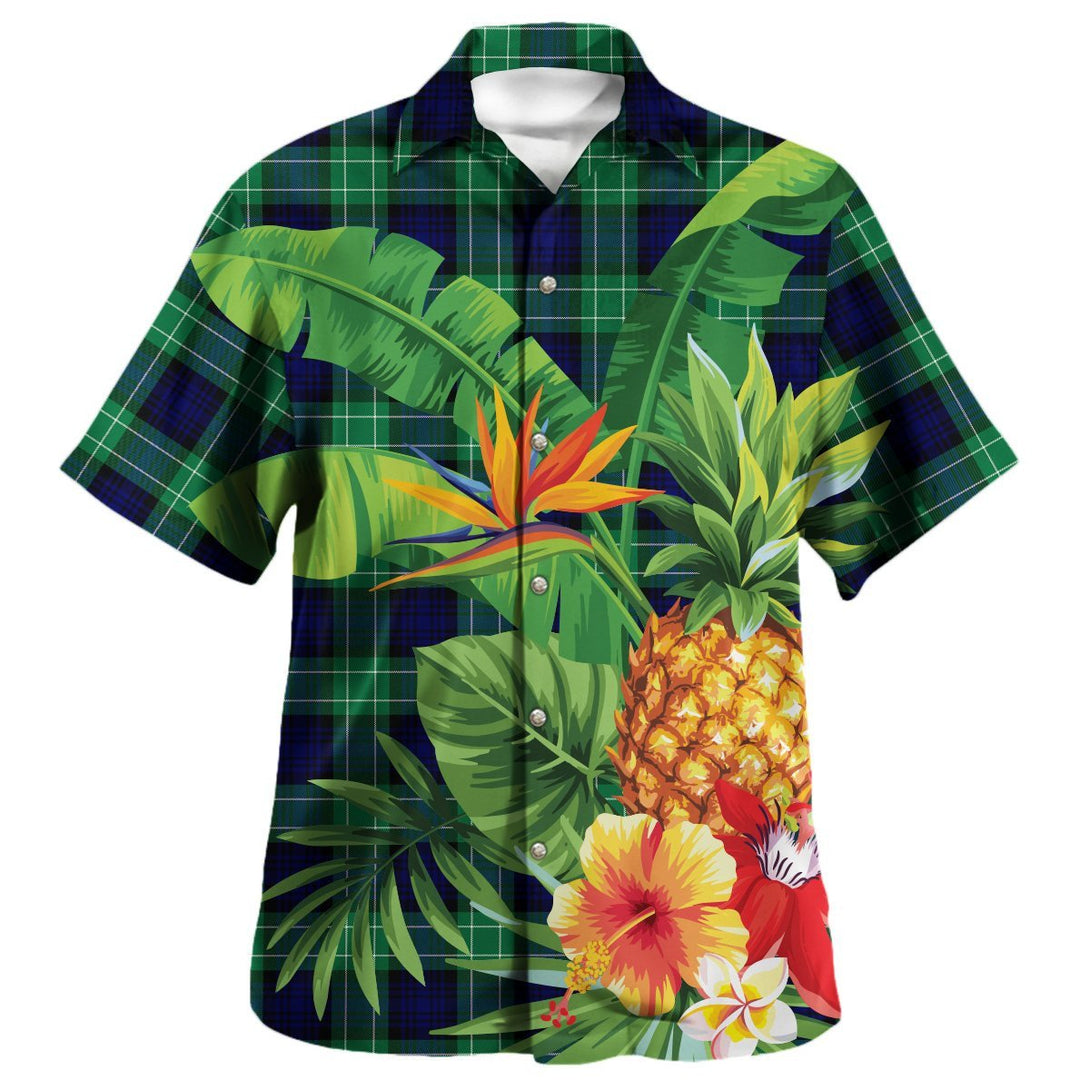 Abercrombie Tartan Aloha Shirt New Style