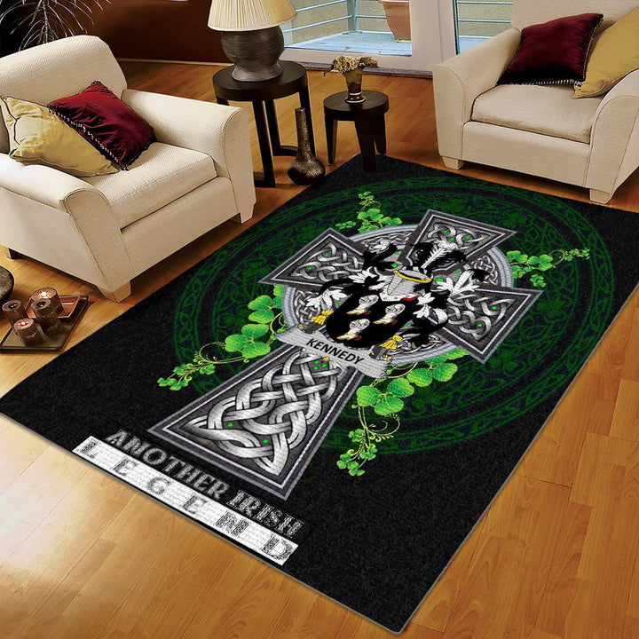 Ireland Area Rug, Legend Of Game Printing Floor Mat Carpet, Legend Rug, Kennedy Or O'Kennedy Ireland Irish Legend Rug, Gifts for Ireland
