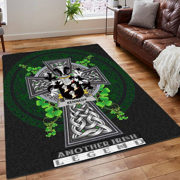 Ireland Area Rug, Legend Of Game Printing Floor Mat Carpet, Legend Rug, Kennedy Or O'Kennedy Ireland Irish Legend Rug, Gifts for Ireland