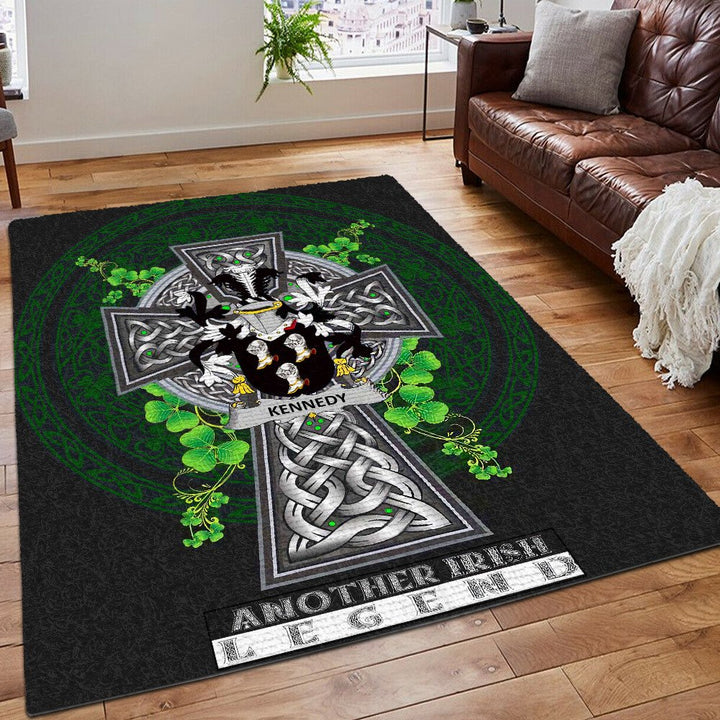 Ireland Area Rug, Legend Of Game Printing Floor Mat Carpet, Legend Rug, Kennedy Or O'Kennedy Ireland Irish Legend Rug, Gifts for Ireland