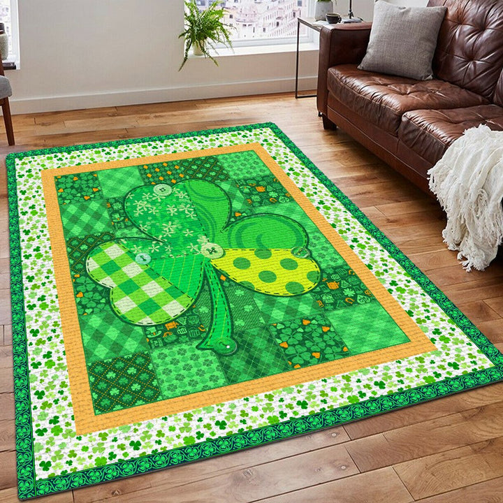 Irish Palestinian Solidarity Rug, Get Your Irish On Printing Floor Mat Carpet, Irish Shamrock Rug, Gifts for Irish
