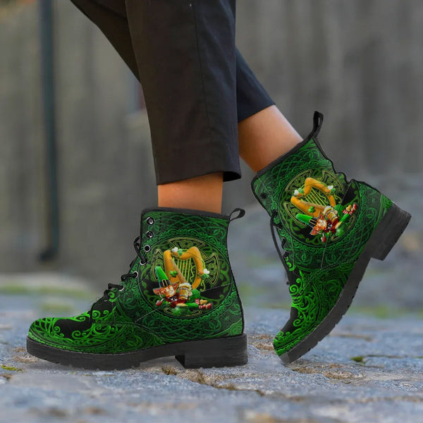 Irish Leprechaun St. Patrick's Day Leather Boot - Ireland's Trickster Fairies