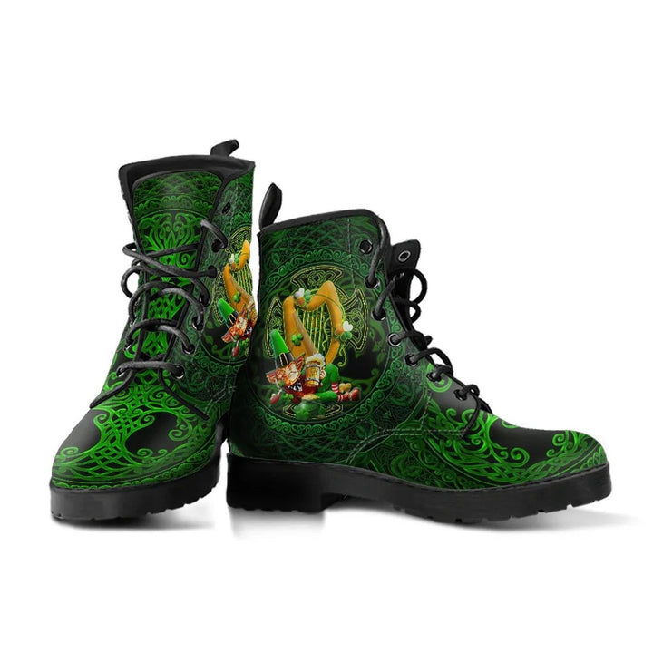 Irish Leprechaun St. Patrick's Day Leather Boot - Ireland's Trickster Fairies