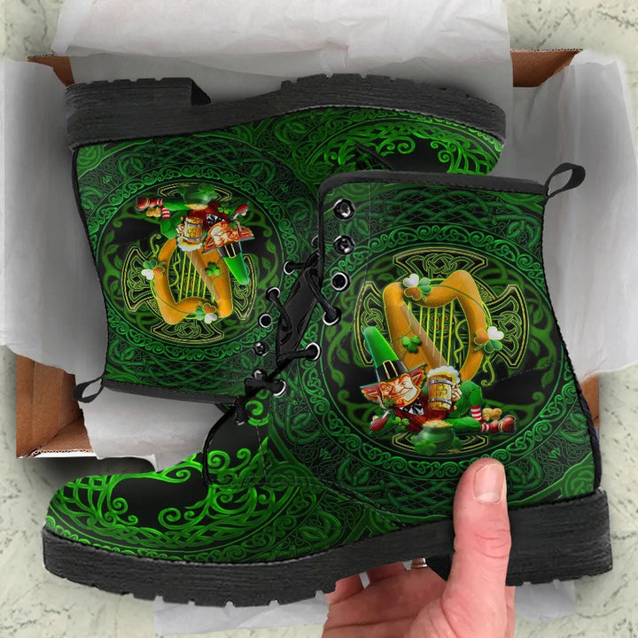 Irish Leprechaun St. Patrick's Day Leather Boot - Ireland's Trickster Fairies