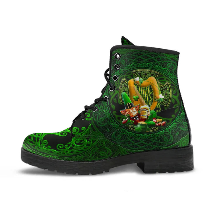 Irish Leprechaun St. Patrick's Day Leather Boot - Ireland's Trickster Fairies