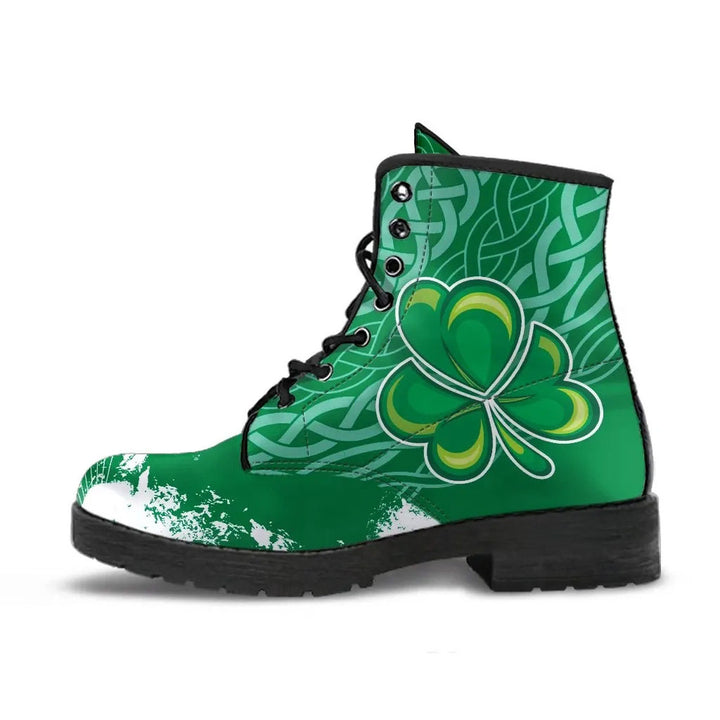 Ireland Celtic Leather Boots - Irish Celtic Cross
