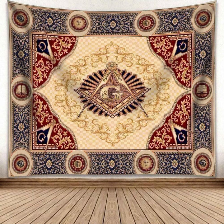 Freemason Area Rugry Crest Ver6 Tapestry