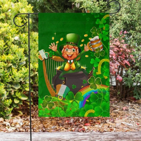 Ireland Celtic Flag - Happy Leprechaun