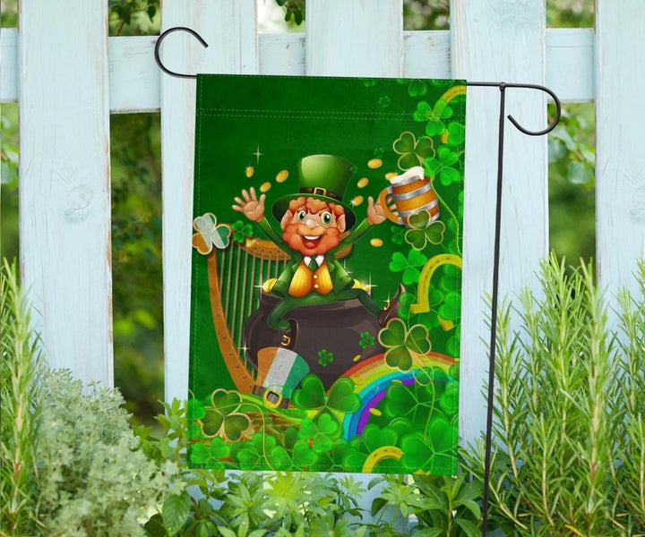 Ireland Celtic Flag - Happy Leprechaun