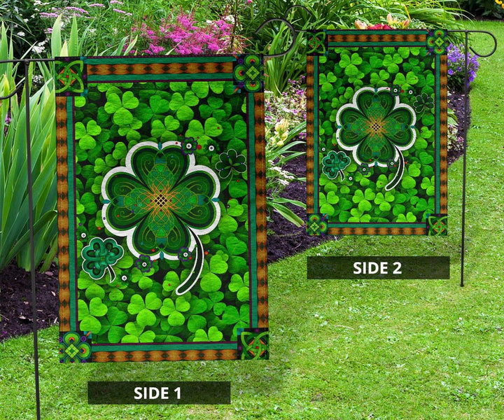 Ireland Celtic Flag - Irish Shamrock