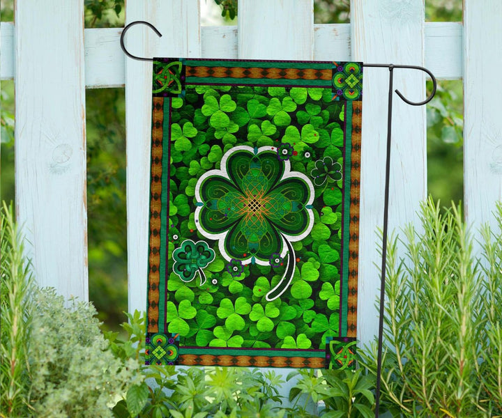 Ireland Celtic Flag - Irish Shamrock