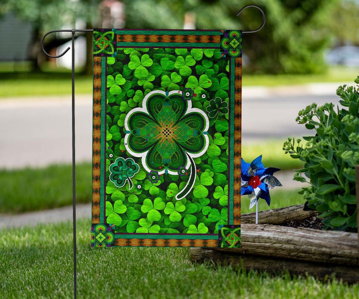 Ireland Celtic Flag - Irish Shamrock