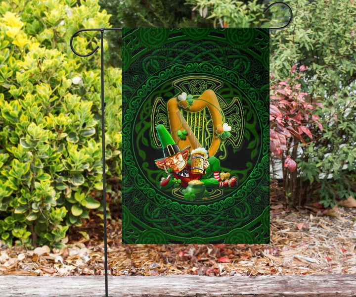 Irish Leprechaun St. Patrick's Day Flag - Ireland's Trickster Fairies