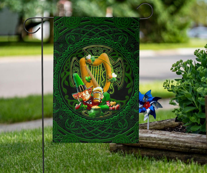Irish Leprechaun St. Patrick's Day Flag - Ireland's Trickster Fairies