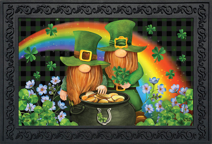 Irish Gnomes St. Patrick's Day Doormat