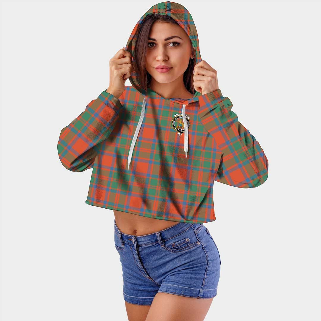 MacKintosh Hunting Weathered Clan Hoodie, Scottish Tartan MacKintosh Hunting Weathered Clans Hoodie Circle Style