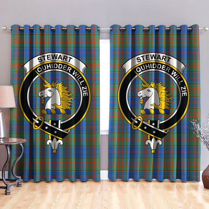 Stewart of Appin Hunting Ancient Clan Badge Tartan Classic Window Curtain