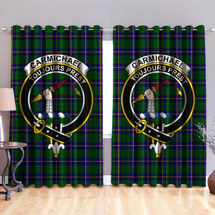 Carmichael Modern Clan Badge Tartan Classic Window Curtain