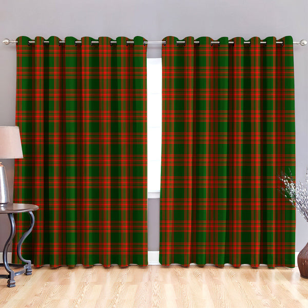 Menzies Green Modern Tartan Classic Window Curtain