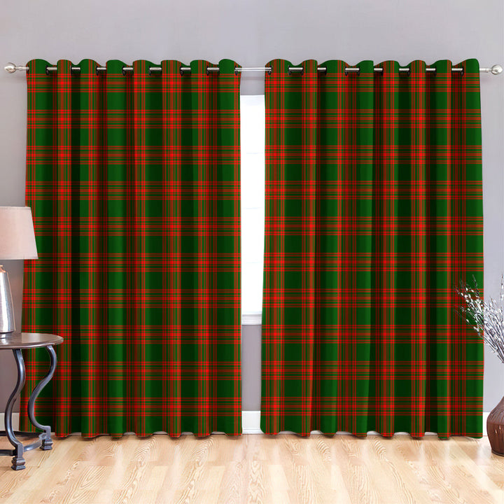 Menzies Green Modern Tartan Classic Window Curtain