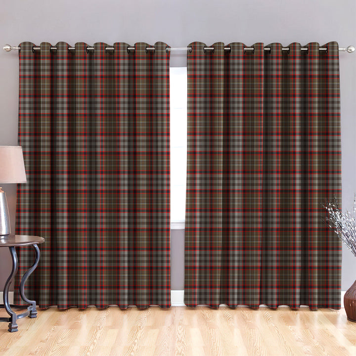 Nicolson Hunting Weathered Tartan Classic Window Curtain
