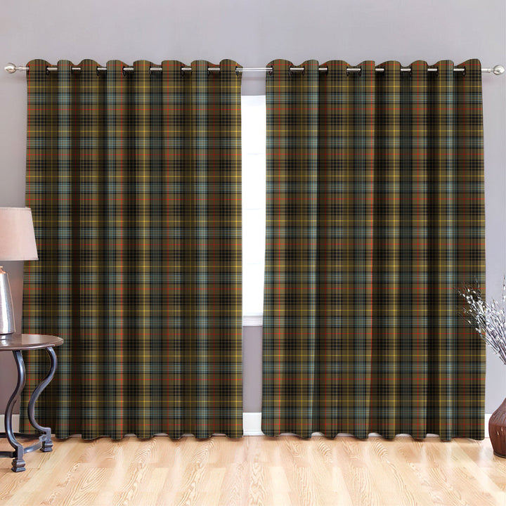 Stewart Hunting Weathered Tartan Classic Window Curtain