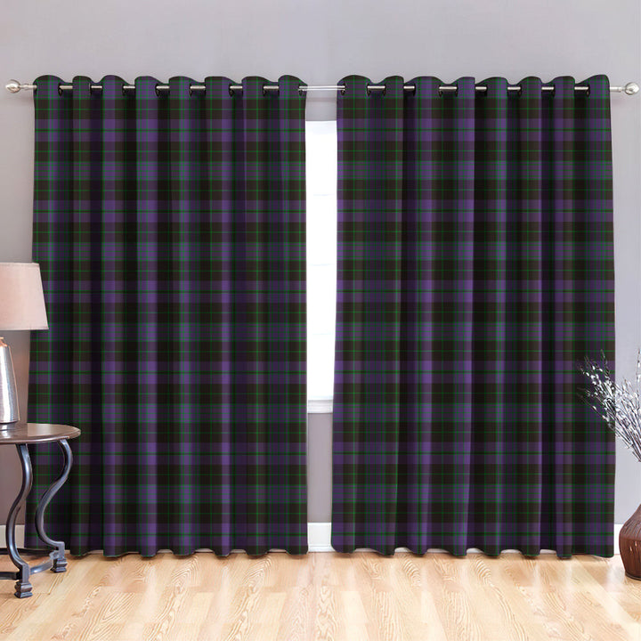 Clergy Green Tartan Classic Window Curtain