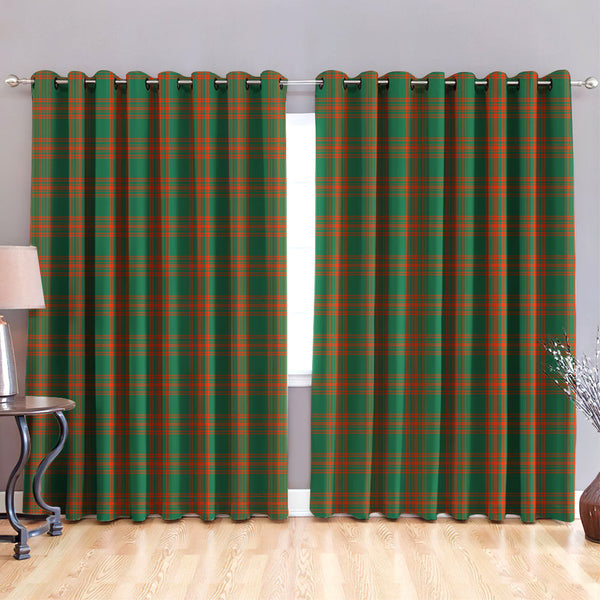 Menzies Green Ancient Tartan Classic Window Curtain