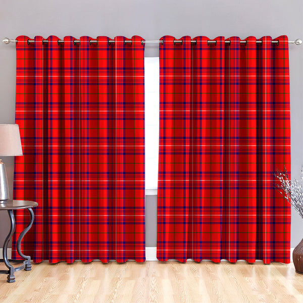 Rose Modern Tartan Classic Window Curtain