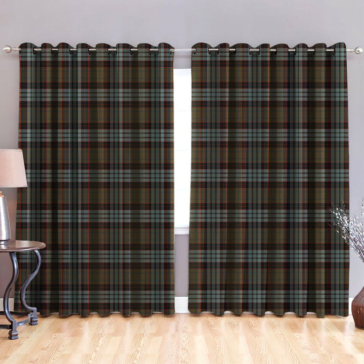 Stewart Old Weathered Tartan Classic Window Curtain