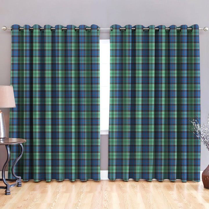 Leslie Hunting Ancient Tartan Classic Window Curtain