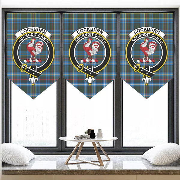 Cockburn Modern Tartan Classic Crest Pennant