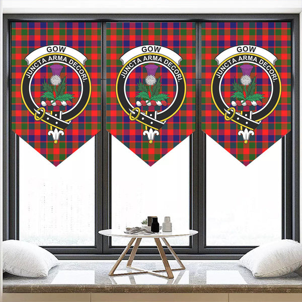 Gow Modern Tartan Classic Crest Pennant